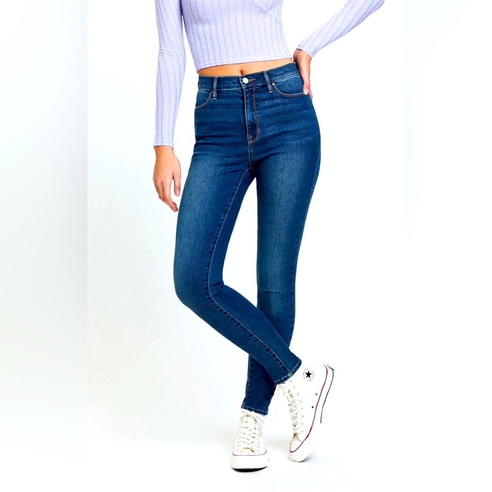 PacSun Push Up Power Super Stretch Blue Jeggings Size 26L
